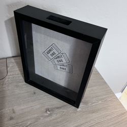 Hanging Shadow Box For Tickets, Stubs, Etc.