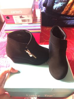 Lil girl high boots 👢