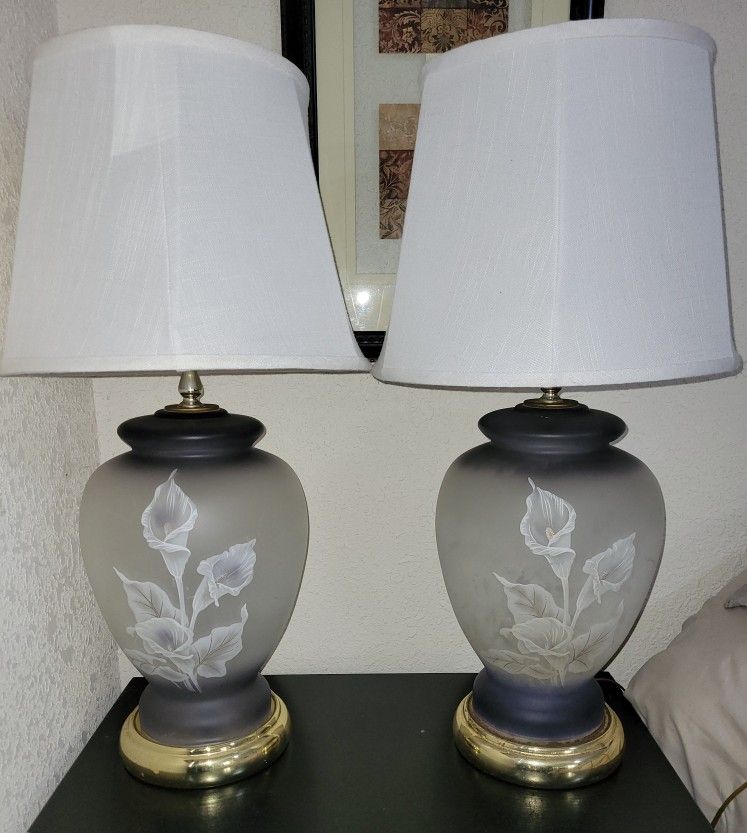 Vintage Glass Lamps
