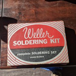 Vintage Weller soldering iron set