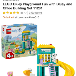 LEGO Bluey Playground Fun with Bluey and Chloe