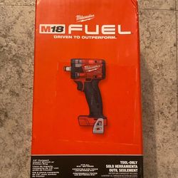 Milwaukee Fuel M18 1/2” Compact Impact Wrench Tool Only Brand New $170 Firm Cash Only