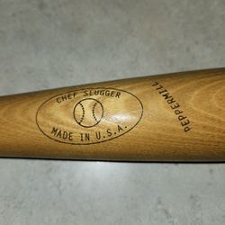 Peppermill Solid Wood & Stainless Steel Baseball Bat