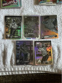 Topps Baseball Chrome Negative Refractors