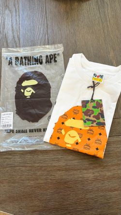 Mcm x bape shirt