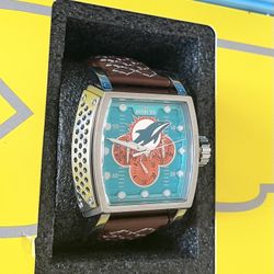 Nuevo 🆕 Large Invicta Miami Dolphins 🐬 Watch