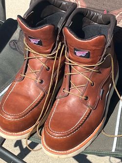 Red Wing Work Boots Steel Toe Size 12D