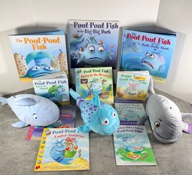 Pout-Pout Fish Book and Plush Lot