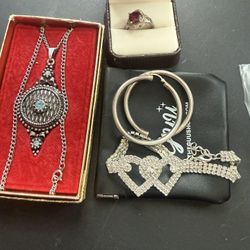 Todo Es Cadena Argollas Una Pulsera I Anillo De Plata 