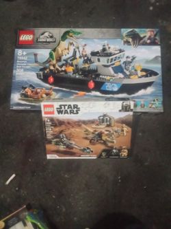 Legos Star Wars Jurassic World