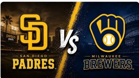 Padres v Brewers 150.00 OBO