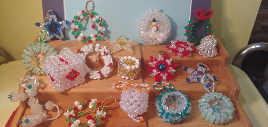 RETRO HANDMADE BEAD ORNAMENTS