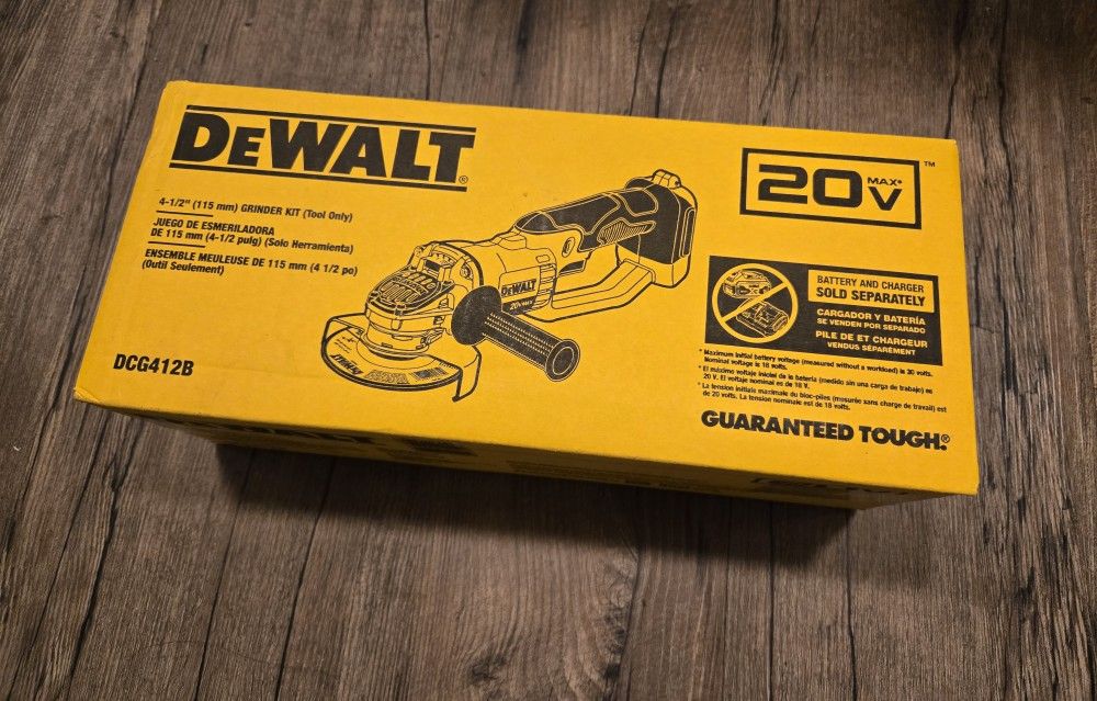 Dewalt 20-volt Cordless Angle Grinder Tool Kit