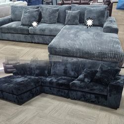 Fabric Livingroom Furniture Sectional Couches Sofa 🛋 Only $49 Down No Credit Needed 