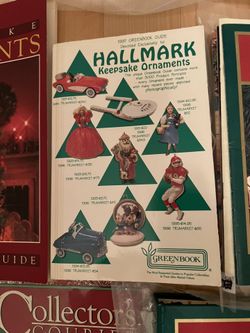 LOTS OF HALLMARK ORDAMENT BOOKS