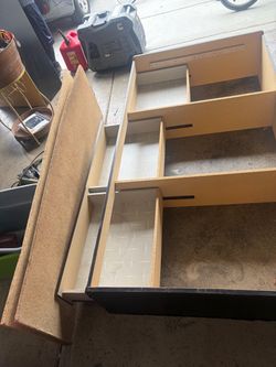 Twin bed with 3 drawers