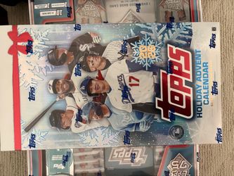 2026 TOPPS HOLIDAY Baseball ADVENT COUNTDOWN CALENDAR MLB Brand New Sealed