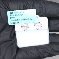 Natural Diamond Earrings 