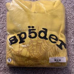 Sp5der Legacy hoodie (yellow)