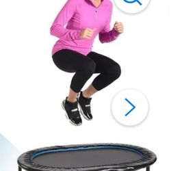Trampoline Workout Adult Fitness Weight Loss Muscle Gym Jump Cardio Heart Health Indoor Outdoor 