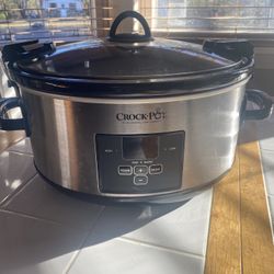 Crockpot 8 Quart Slow Cooker Stone Insert And Lid Only 