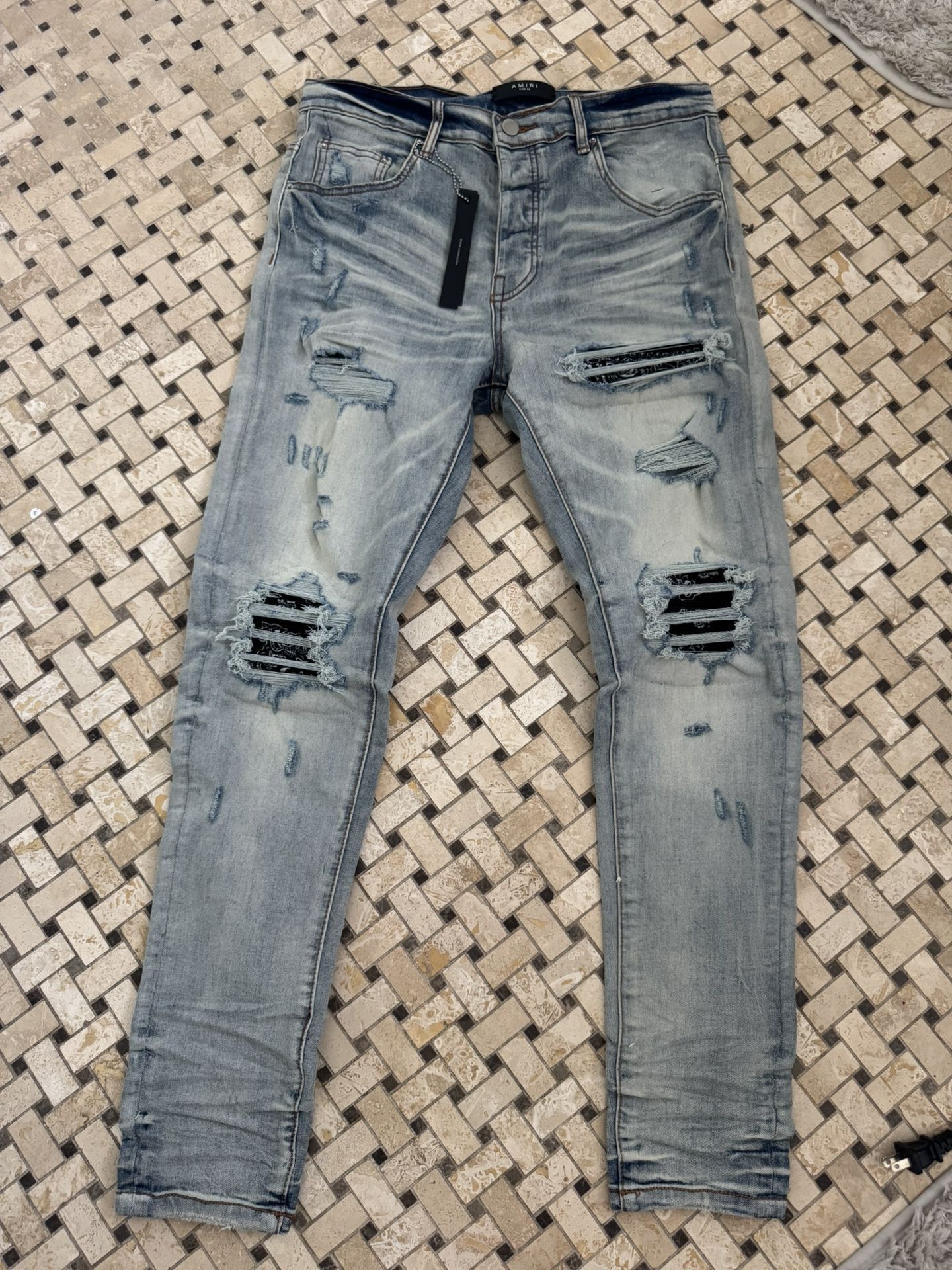 Mike Amiri Jeans Bandana Size 32