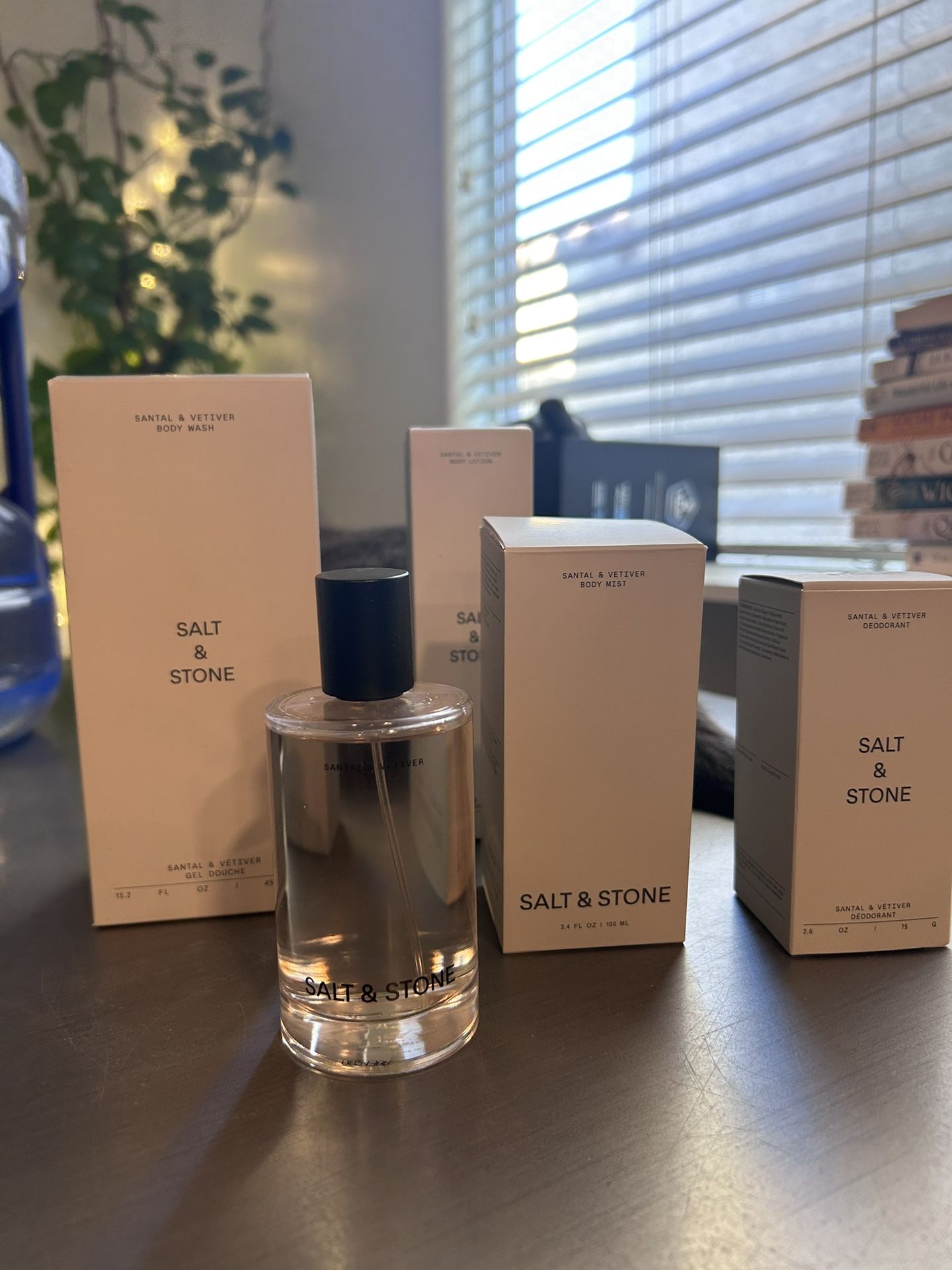 Salt & Stone Body Mist Set Santal & Vertivier New