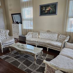 Victorian Italian sofa set 