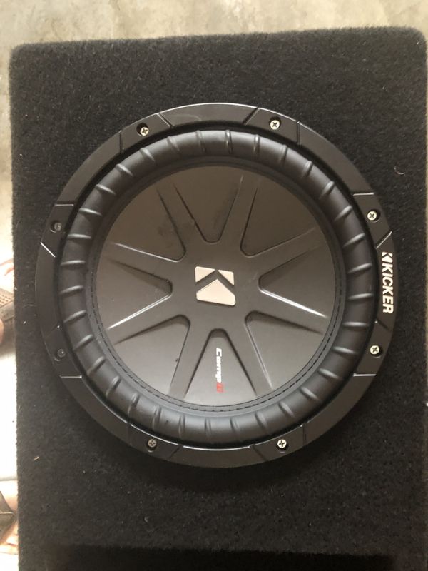 Kicker CompR 10â Subwoofer + 1000watt Amp + Subwoofer Box for Sale in Moreno Valley, CA - OfferUp