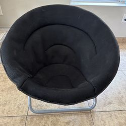 Black Moon Saucer Butterfly Chair 