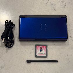 Modded Nintendo DS Lite w/ Ace3ds Plus Flash Cart, Stylus & Charger