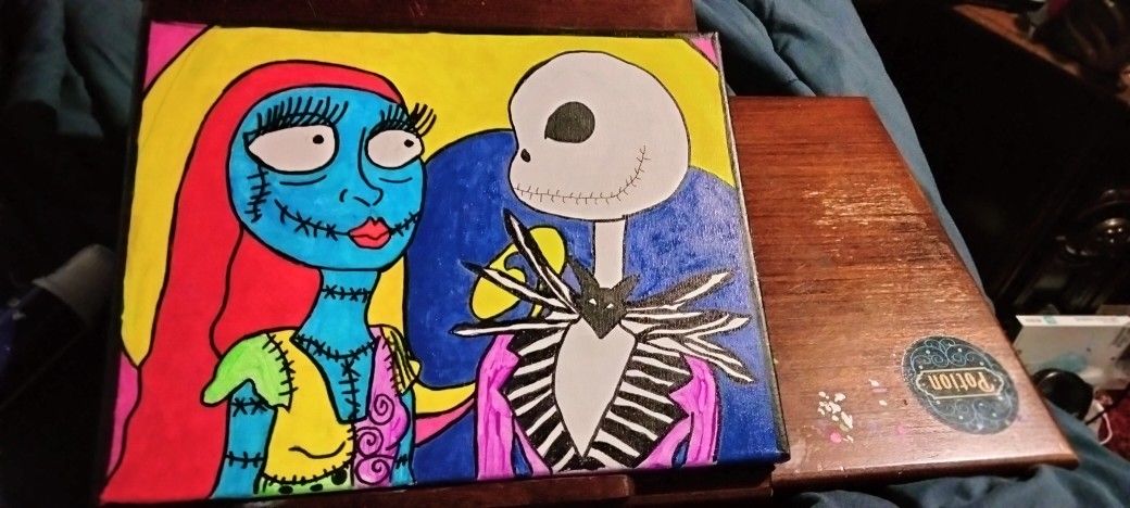 Jack And Sally 💜🖤💀🖤💜