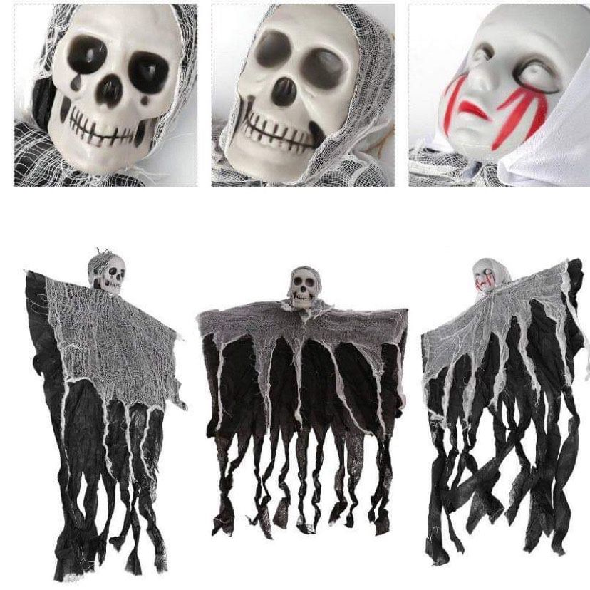2022 Hanging Scary Ghost For 2022 Halloween Indoor Outdoor Decoration 