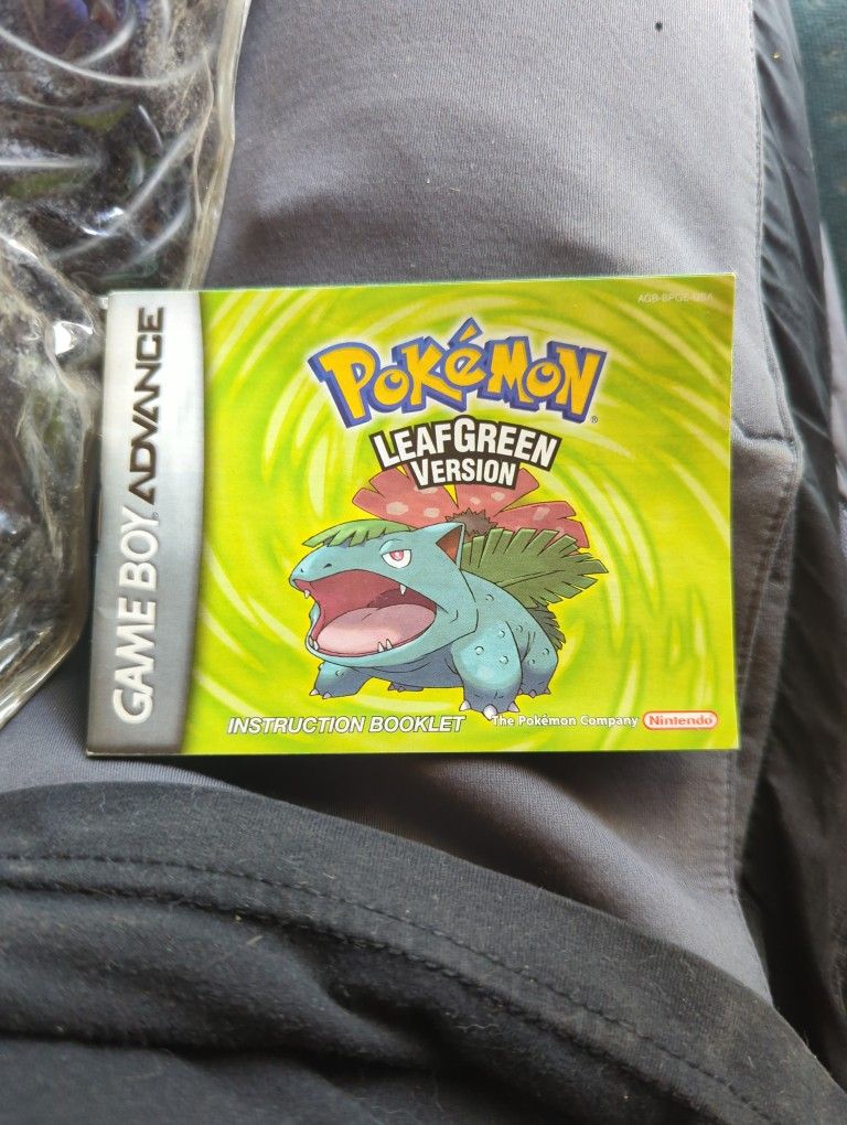 Pokemon Leaf Green Instruction Manual 