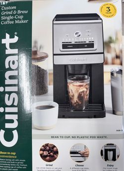 Cuisinart Custom Grind & Brew Single Cup Coffee Maker