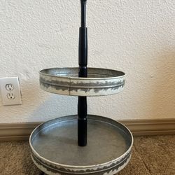 2 Tier Serving Trey Stand 