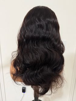 16” 360 Lace Body Wave, 200% Density Human Hair Wig