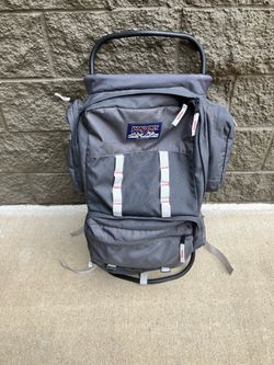 🚨TODAY ASAP🚨 JanSport Scout 63 External Frame Backpack. Dark Gray - Excellent Condition.