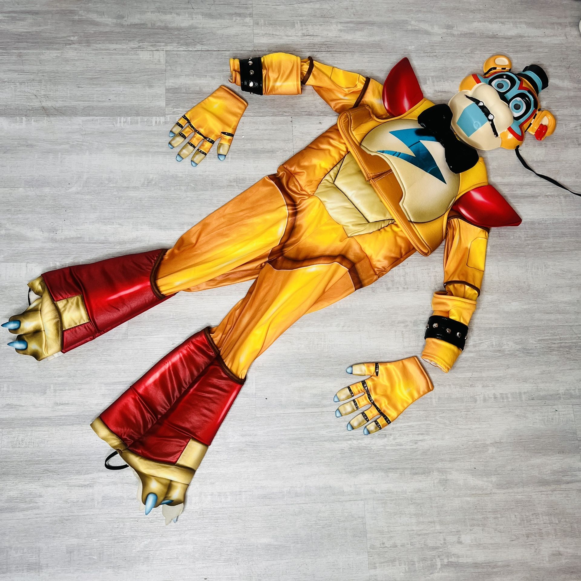 Friday Night at Freddys Glam rock Freddy Halloween Costume Child Size Medium