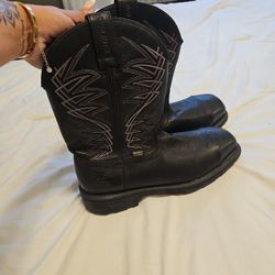 Steel Toe Boots Size 9 1/2