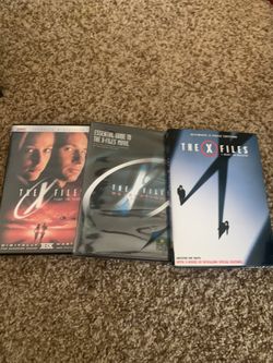 Brand new in plastic set of 3 The X Files DVDs sold as lot