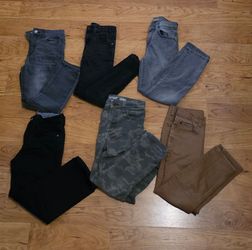 Kids Jeans and Pants Bundle – 10 Pairs