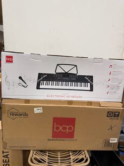 Best Choice Products 61-Key Electronic Keyboard with H Stand - No Headphone or Seat