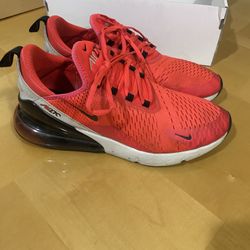 NIKE AIR MAX 270 Red Orbit/Black-Vast Gray With Box