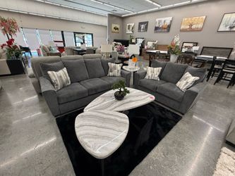 2 PC SOFA AND LOVESEAT