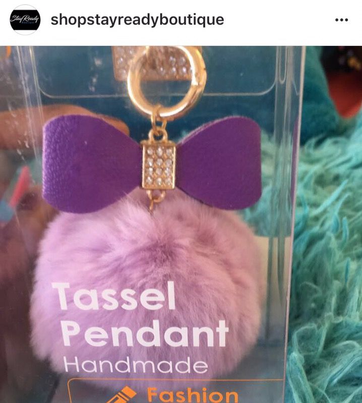 Fur Ball Phone Pendant