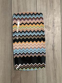 Missoni for Target serving Platter 9” X 16”