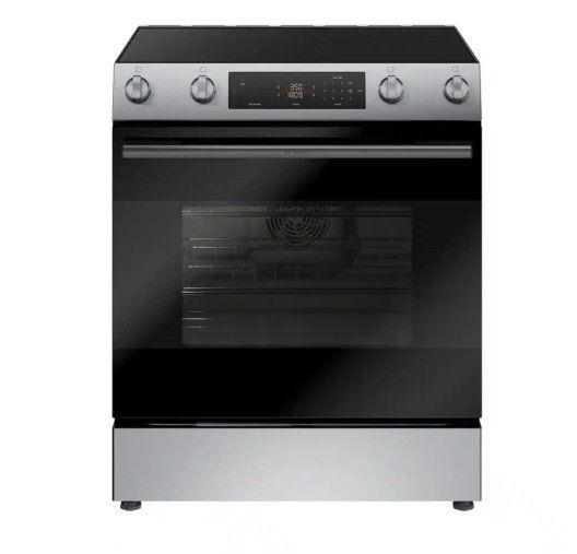 100 Series 30" 5.8 cu. ft. Slide-In Electric Range in Stainless Steel with True Convection Oven