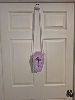 Women's Coffin & Cross Crossbody Bag - Lavender - New