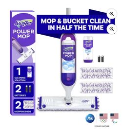 Swiffer Power Mop, Floor Cleaner, Tile, Vinyl, Laminate, Wood, Floor Cleaner, Cleaning Set